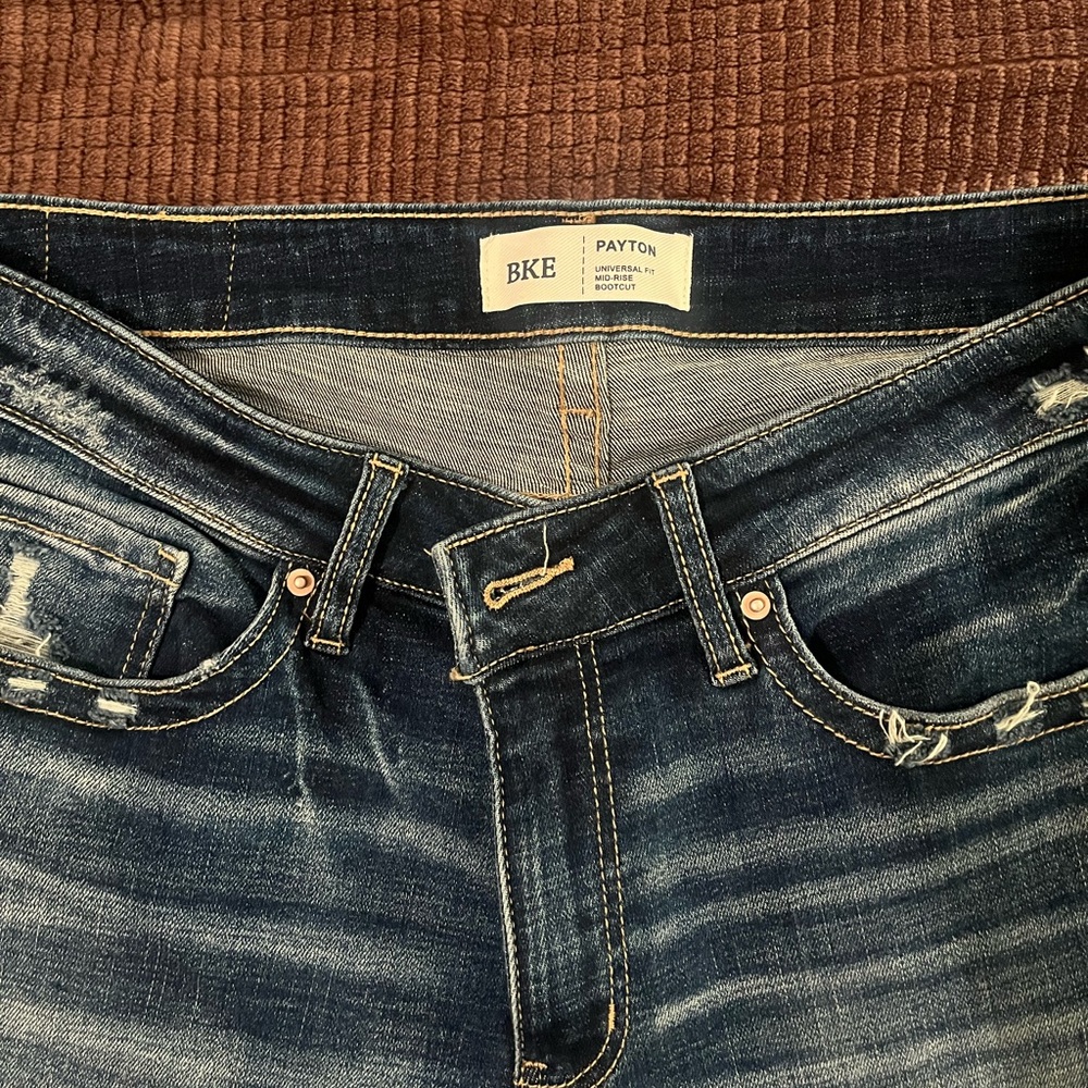 Mid-Rise Boot Cut BKE Jeans